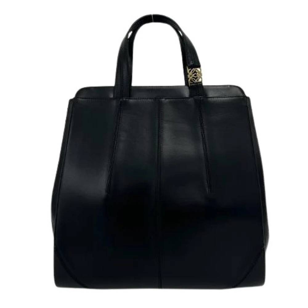 Loewe Pre-owned Pre-owned Lædertaske - Vintage - Dame - Sort - ONE SIZE - Læder
