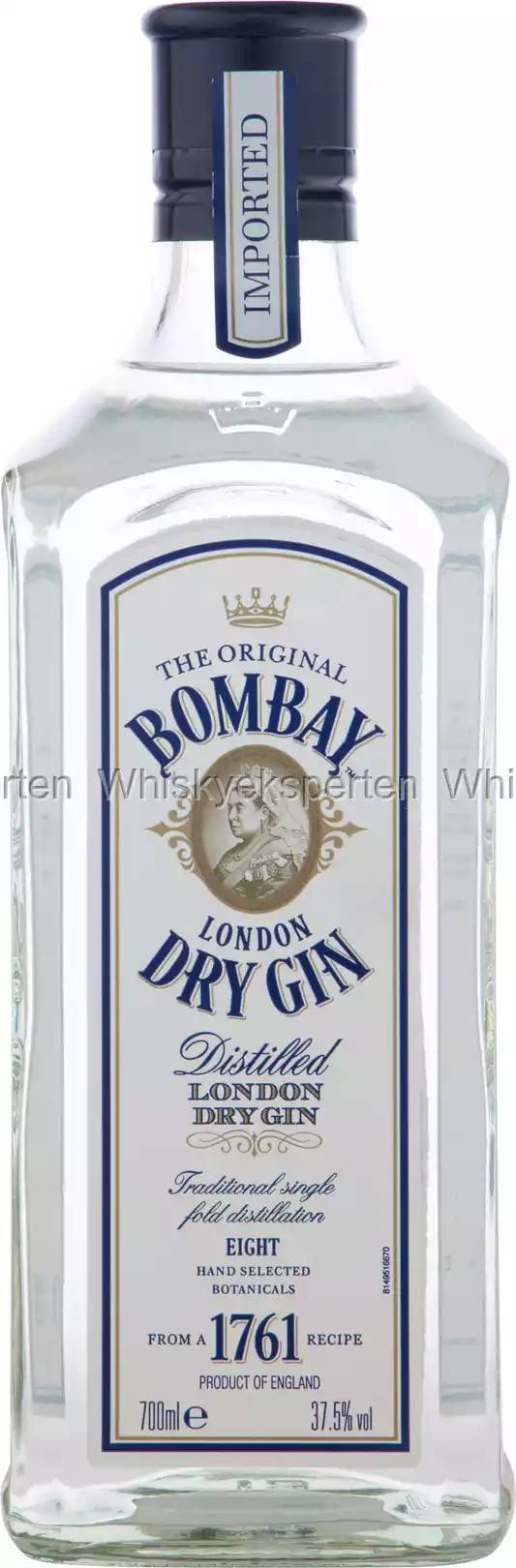 Bombay Original London Dry Gin 70 cl, 37,5%