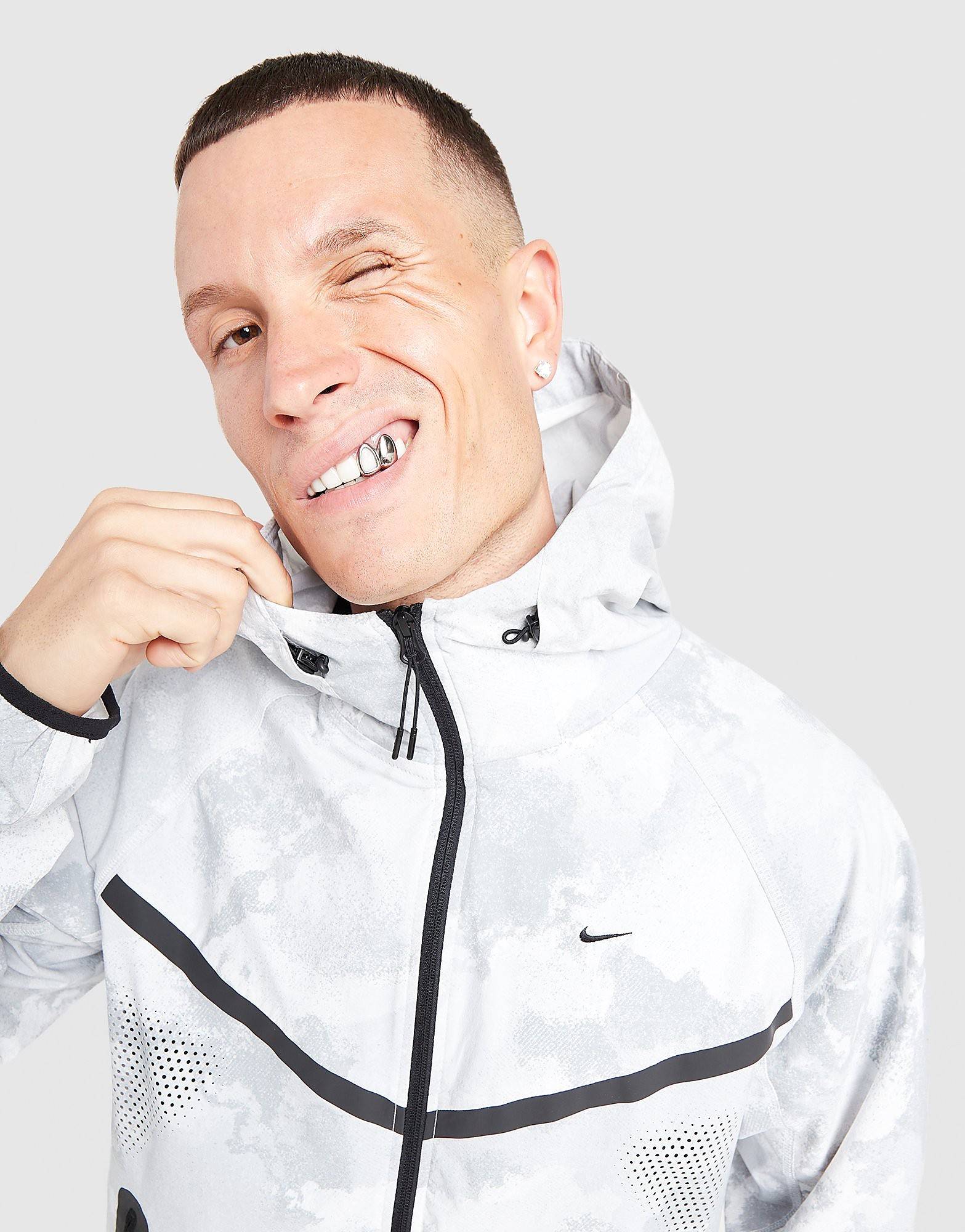 Nike Tech Woven Camo Full Zip Jacket, grå - XS