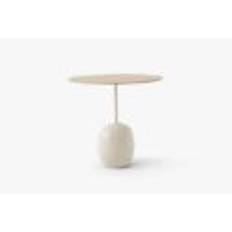 &Tradition Lato Coffee Table LN9 Ø: 50 cm - Lacquered Oak / Crema Diva Marble