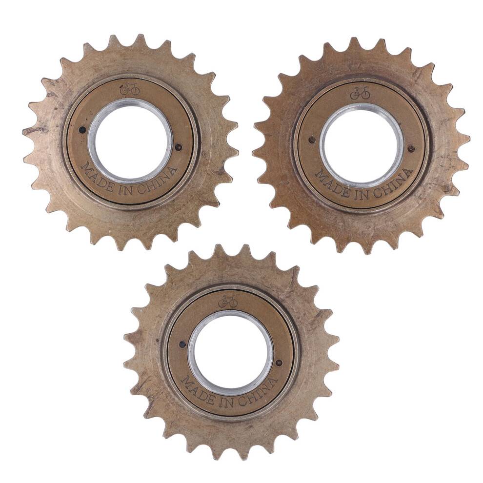Single Speed cykelfriløbshjul 24 tænder Høj pålidelighed Bronzebelagt Nem at installere Jævn rotation Langtidsholdbar