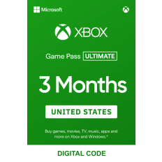 Xbox Game Pass Ultimate 3 Months (US) - Xbox Live - Digital Code