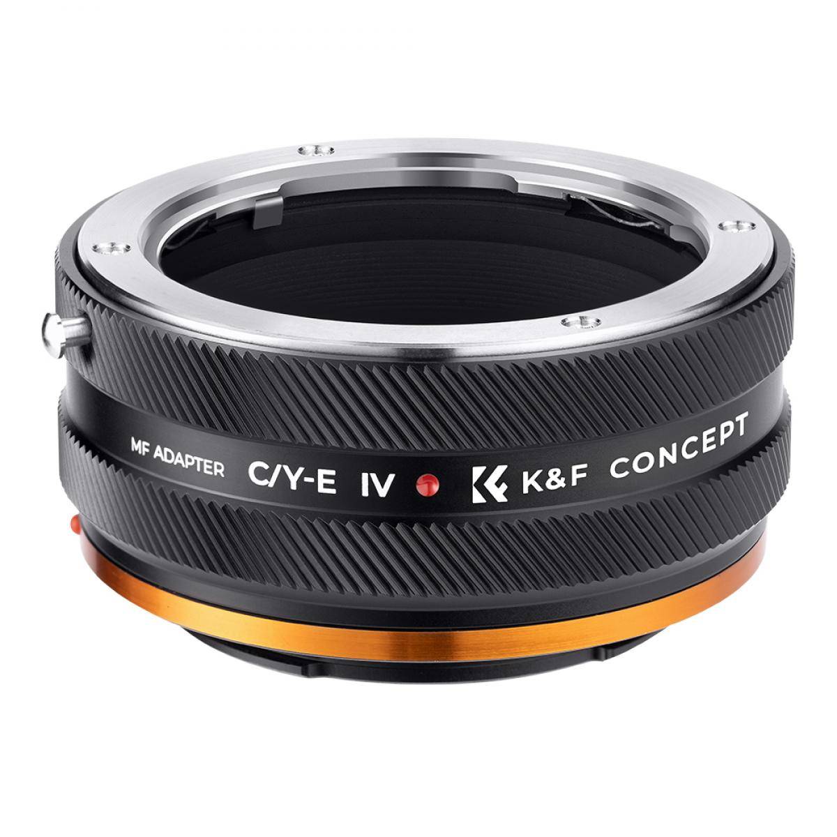 KENTFAITH FIT ART C/Y-NEX Lens Mount Adapter Manual Focus Compatible with Contax/Yashica SLR Lens to Sony-E NEX Mount Camera Body with Matting Varnish Design