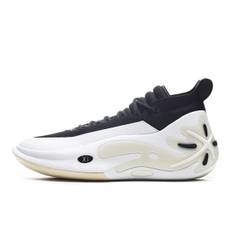 WAY OF WADE 11 Middle Cut Professional Basketball Shoes White Black [Li-Ning] Men's 26.5CM