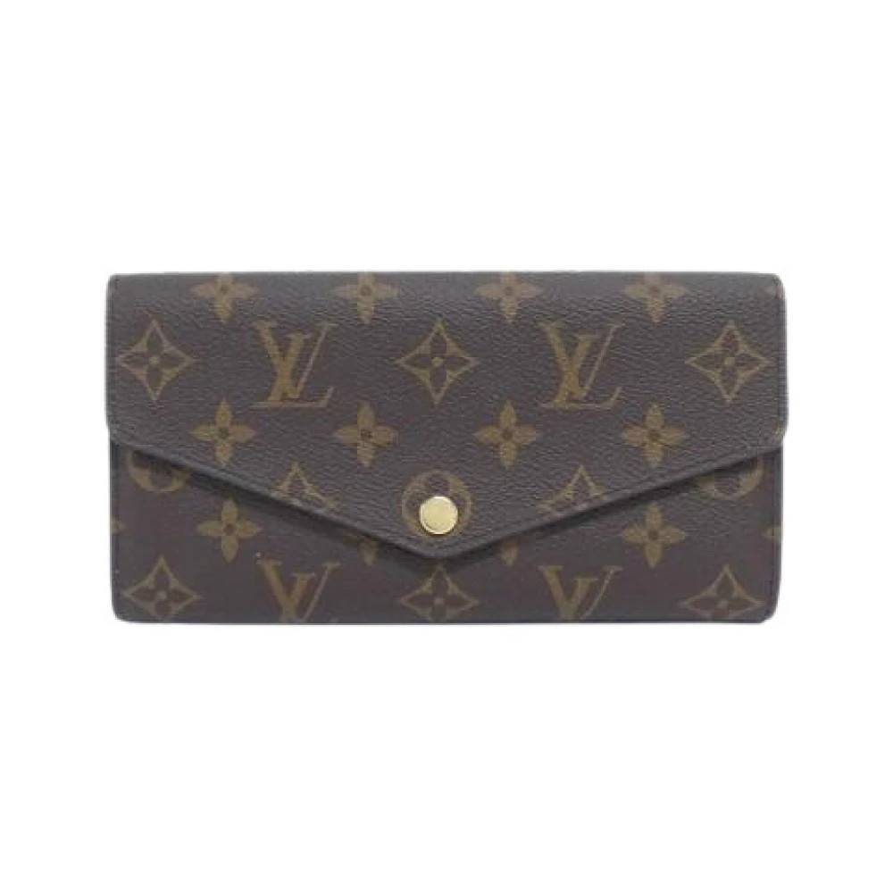 Louis Vuitton Vintage Pre-owned Lang pung (tre-fold) - Vintage - Dame - Brun - ONE SIZE -