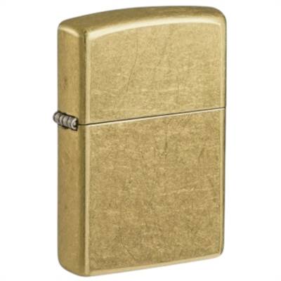 Zippo lighter - Børstet messing