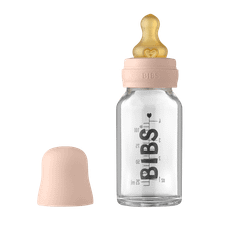 Baby Glass Bottle Complete Set 110ml - Blush - 110ml