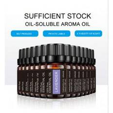 1 flaska växtbaserad eterisk olja 10 ml aromaterapiljus DIY, luftfuktare, doftsten, massageolja eterisk olja - Multifärgad (Multi-size)