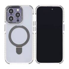 iPhone 15 Pro Mobilskal med Magsafe och Stativ - Grå