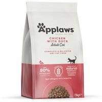 Ekonomipack: Applaws torrfoder 2 x 6 / 7,5 kg - Adult med kyckling & anka (2 x 7,5 kg)