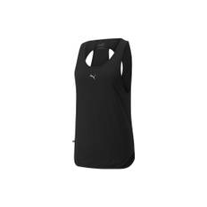 Puma Solid Color Reflective Running Vest Women tops Black 522781-01 S