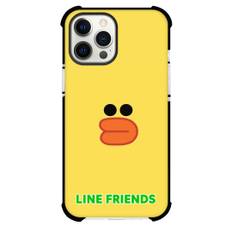 LINE Friends Sally Phone Case For iPhone Samsung Galaxy Pixel OnePlus Vivo Xiaomi Asus Sony Motorola Nokia - Sally Emoji On Yellow Background