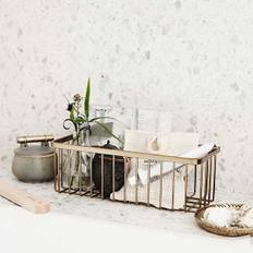 House Doctor trådkurv i rustfrit stål - Single Basket, Messing