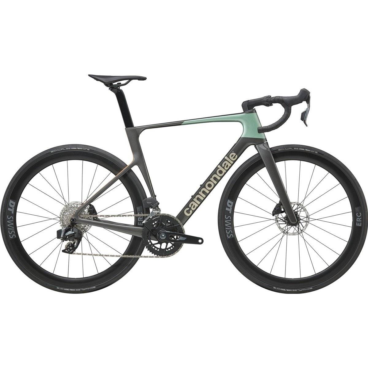 Aeroracer Cannondale SuperSix EVO 4 Cactus Green 48 - Grå Turkos ( )
