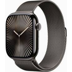 Apple Watch Series 10 Titanium 46 mm (2024) | GPS + Cellular | skifer | Milanorem M/L | skifer