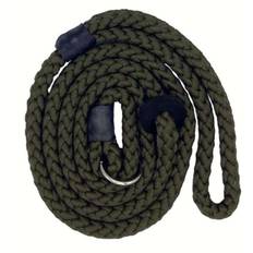 Hundesnor- Slip Leads 12mm M/Gummi Olive 1,2m