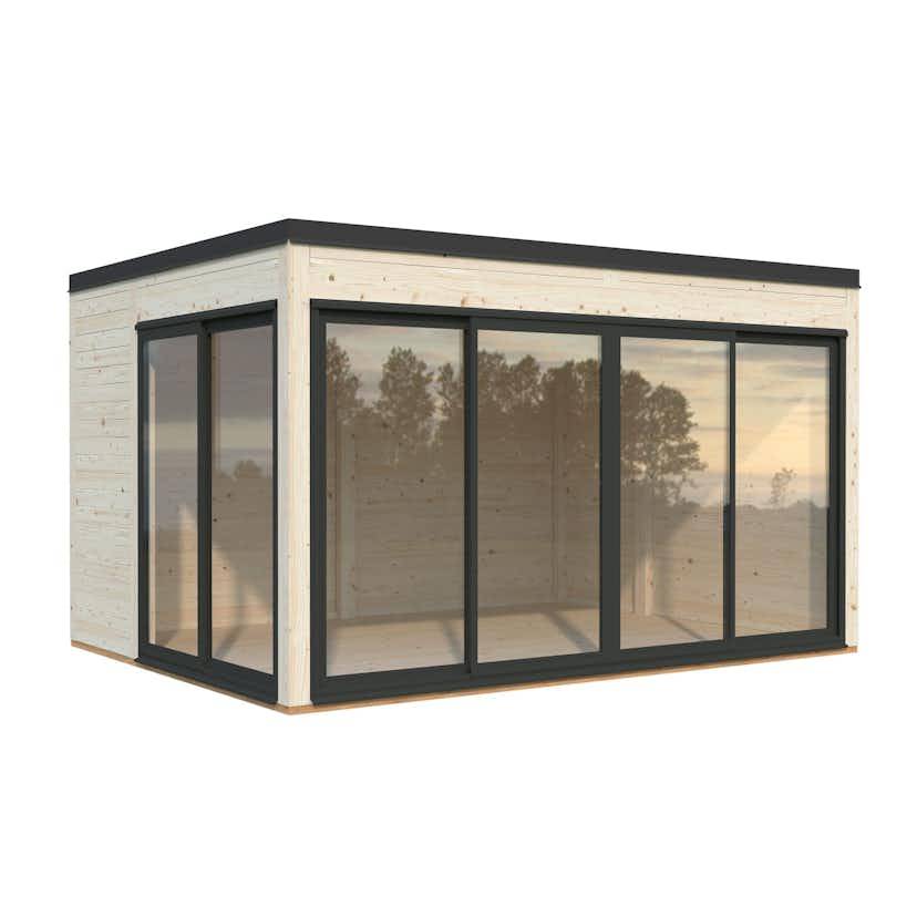 Stuga Palmako Serena 13,4 m² Set 1 Slide Plus (inv. 12,6 m²)