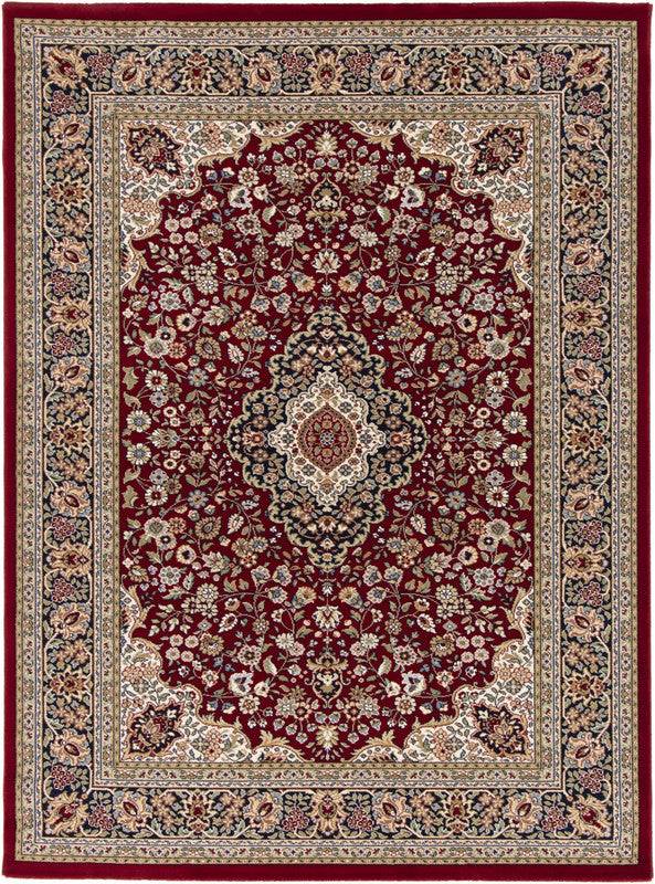 Vintage - Queen 8745 - 60x115 cm - Rød 014-Rød 014 / 137x195 cm / 100% Heavy heat set polypropylene