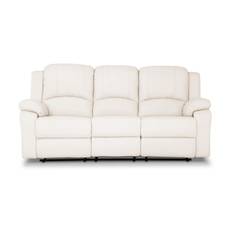 Norbo Reclinersoffa 3-sits Konstläder - Beige 3 sits biosoffa & reclinersoffa