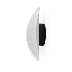 New Works - Tense Wall Lamp Black Base With White Tyvek - Væglamper - Panter & Tourron - Sort,Hvid