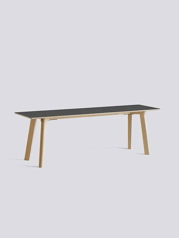 CPH Deux 215 Bænk fra Hay L140 x B35 x H45 cm / Stone grey laminat / Ubehandlet bøg - Jacobsen Plus