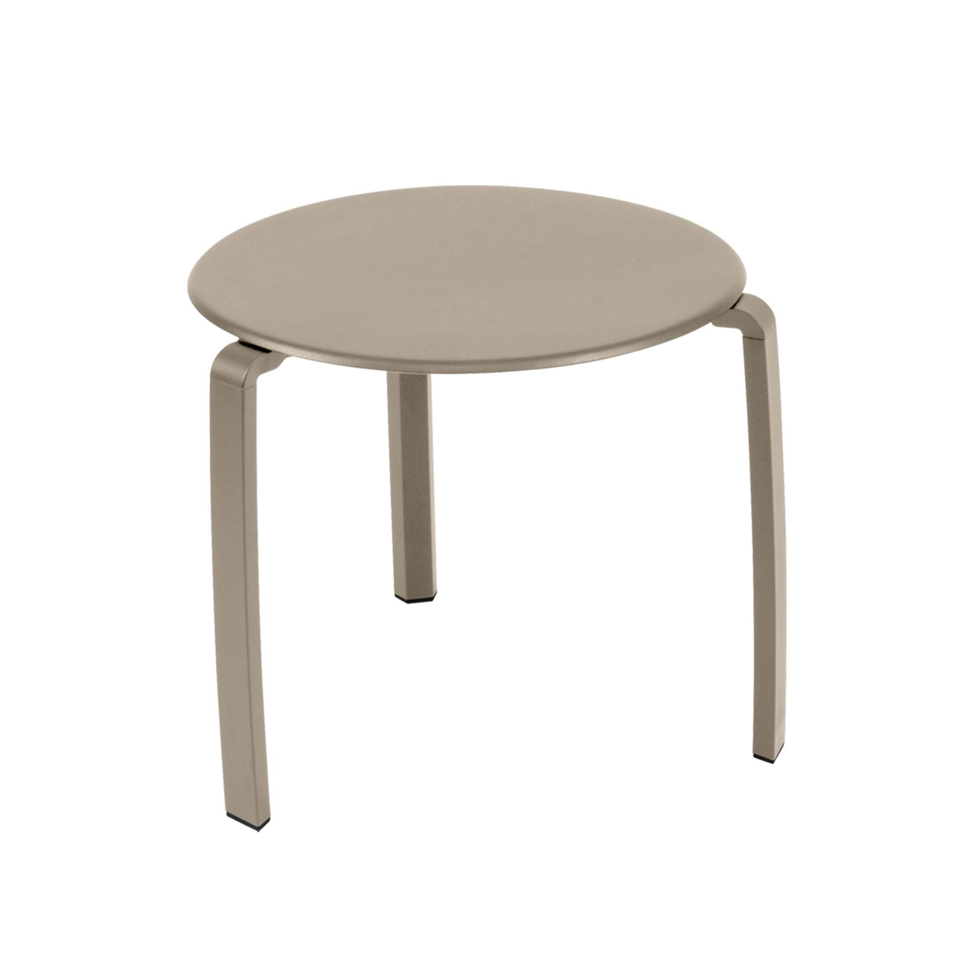 Fermob - Alize Low Table, Nutmeg - Udendørs små borde og sideborde - Pascal Mourgue - Beige - Metal