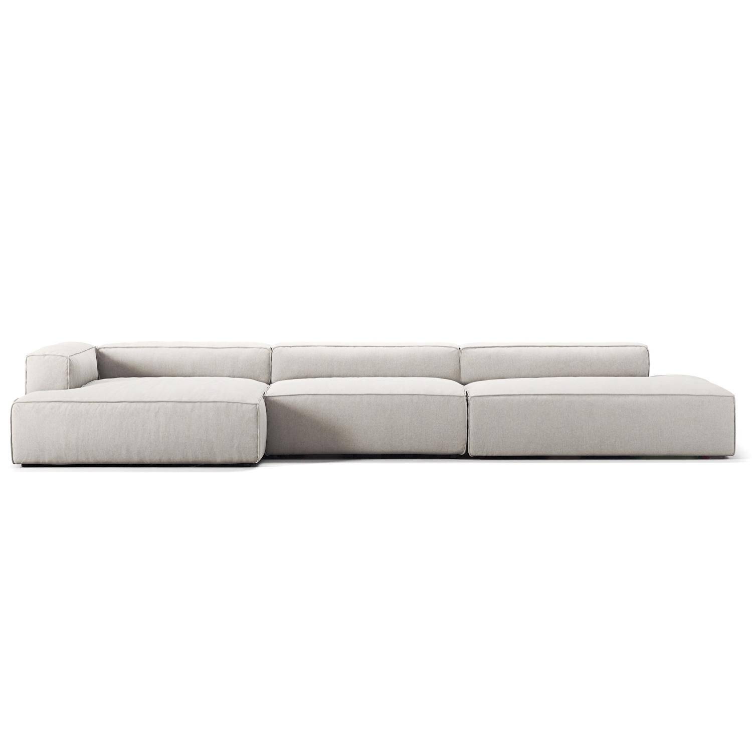 Grand 5-Sits Soffa Öppen Ände Höger Moonwhite - Benvit