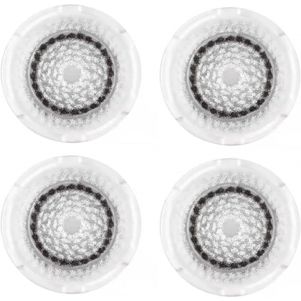 Sensitive børstehoveder, 4-pak, kompatibel med Clarisonic Mia 1 2 3 ansigtsrensning