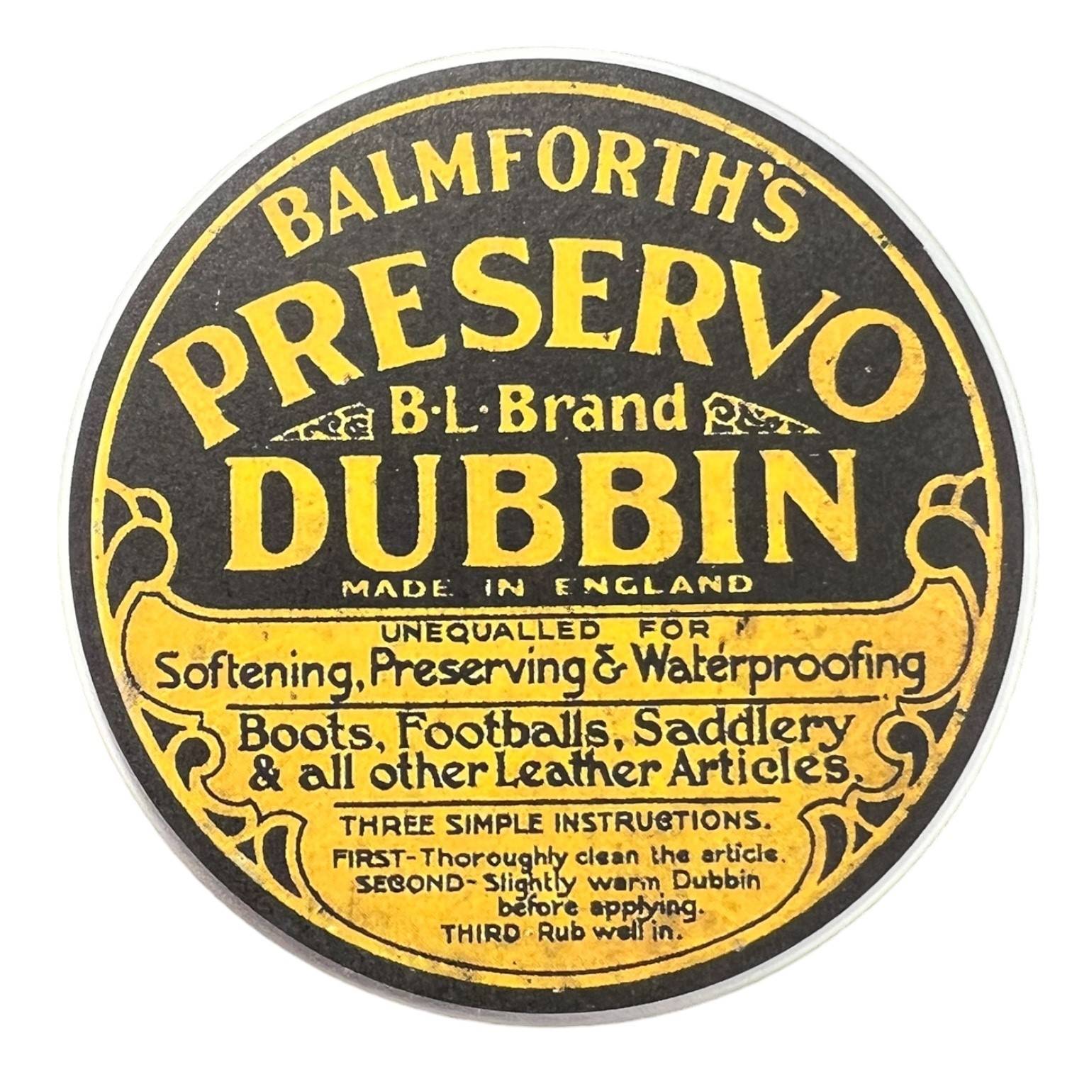 Balmforth's Dubbin Læderpleje 50 ml Natur pr. stk.