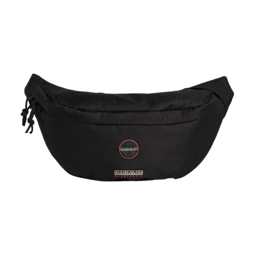 Napapijri Sort Polyester Voyage Bæltetaske - Tasker - Dame - Sort - ONE SIZE - Polyester
