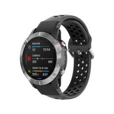 Silikonarmband Sport Garmin Epix Pro 47mm Gen 2 Svart