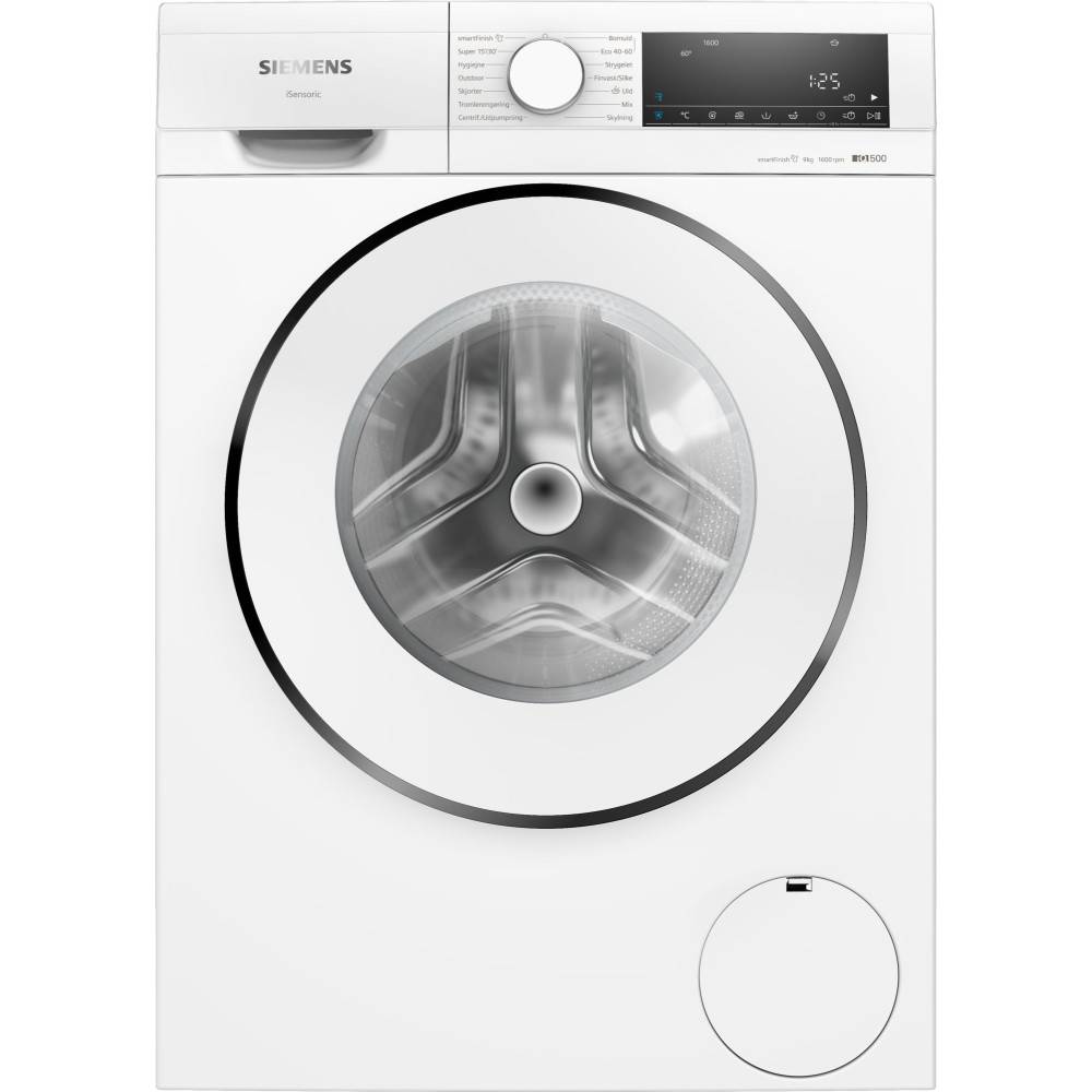 Siemens iQ500 Tvättmaskin frontmatad 9 kg WG46G2ZLDN