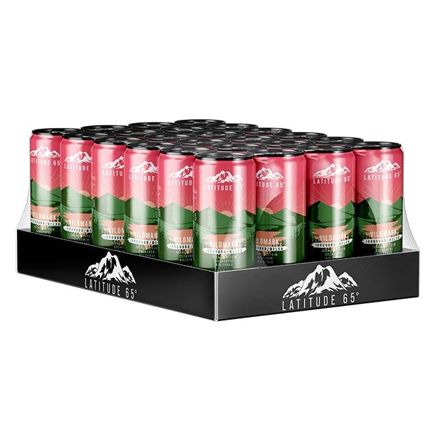 Latitude 65 Vildmark Jordgubb/Melon 24x330ml