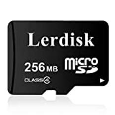 Lerdisk Grossist Micro SD-kort 128MB 256MB 512MB 1GB 2GB 4GB 8GB 16GB 32GB 64GB minne MicroSD-kort i bulk (256MB)