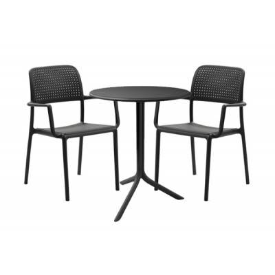 Nardi Spritz Bora cafesæt - Antracit.