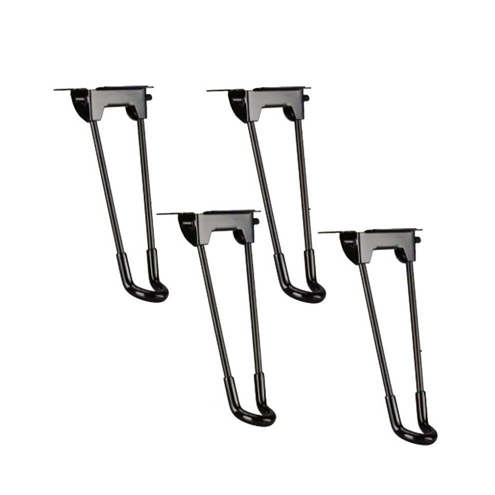4PCS 18.5CM Metal Hair Clip Furniture Legs, Detachable Folding Design, Protective Floor Suitable for Small Coffee Tables