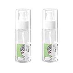 MAGICLULU Kosmetiska Resebehållare Set 80ml Flaska Parfym Resepåfyllningsbar Flaska Luftlösa Pumpflaskor Resedispenserflaska För Resor