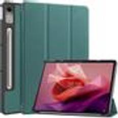 OEM Lenovo Tab P12 Tablet Cover with Tri-fold stand - Dark Green