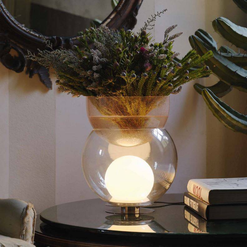 Giova bordlampe gulvlampe fontana arte - B) / Krom