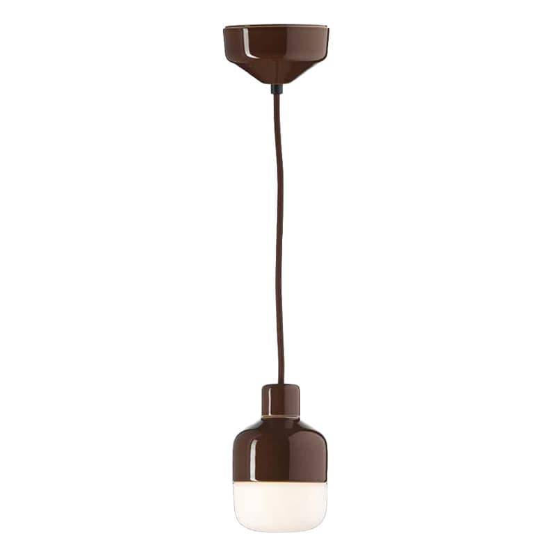 Ifö Electric Ohm 100/155 taklampa IP44 G9 brun/matt opal