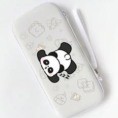 1pc Cartoon Panda Design Storage Box And Protective Case For Switch Console And Joy-Con Controllers, Portable Travel Carrying Case