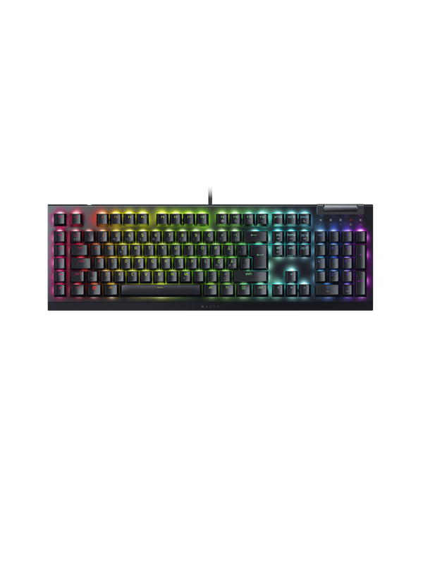Razer BlackWidow V4 Low-Profile TKL HyperSpeed - Orange Mechanical (Tactile) - Gaming Keyboard - Utan numpad - Fransk - Svart