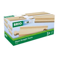 Brio World 33334 - Lige skinner, korte