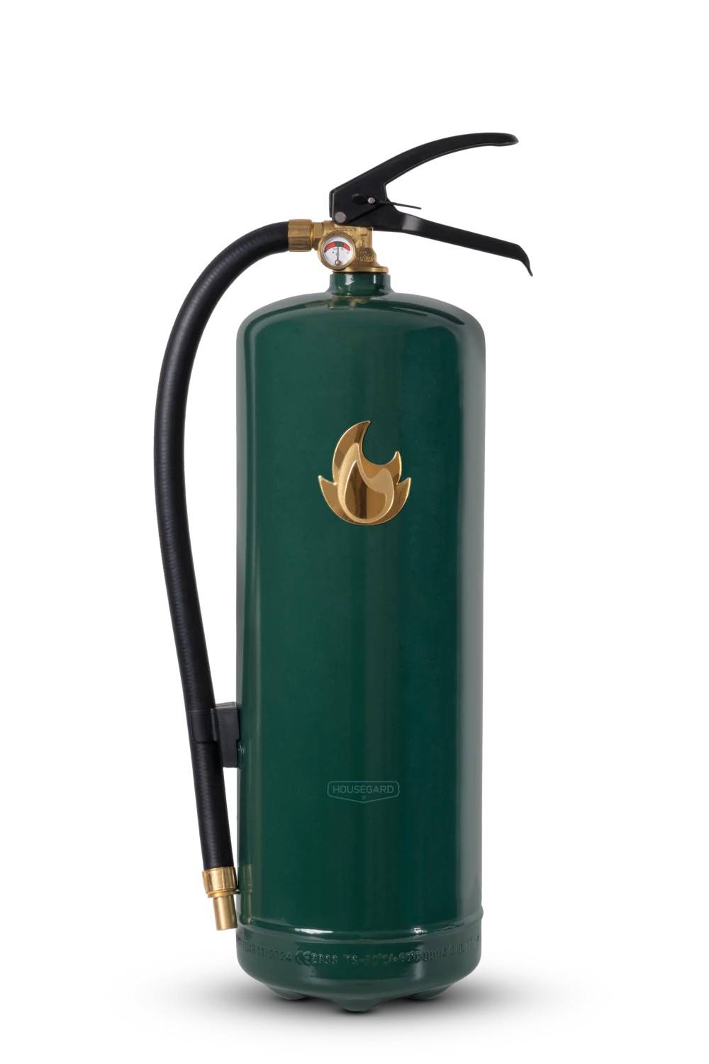 Brandsläckare 6kg pulver, grön/guld