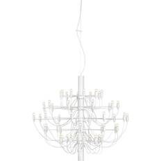 Flos 2097/50 Sarfatti Lysekrone Mathvid - Loftslamper Stål Mat Hvid - A1500009