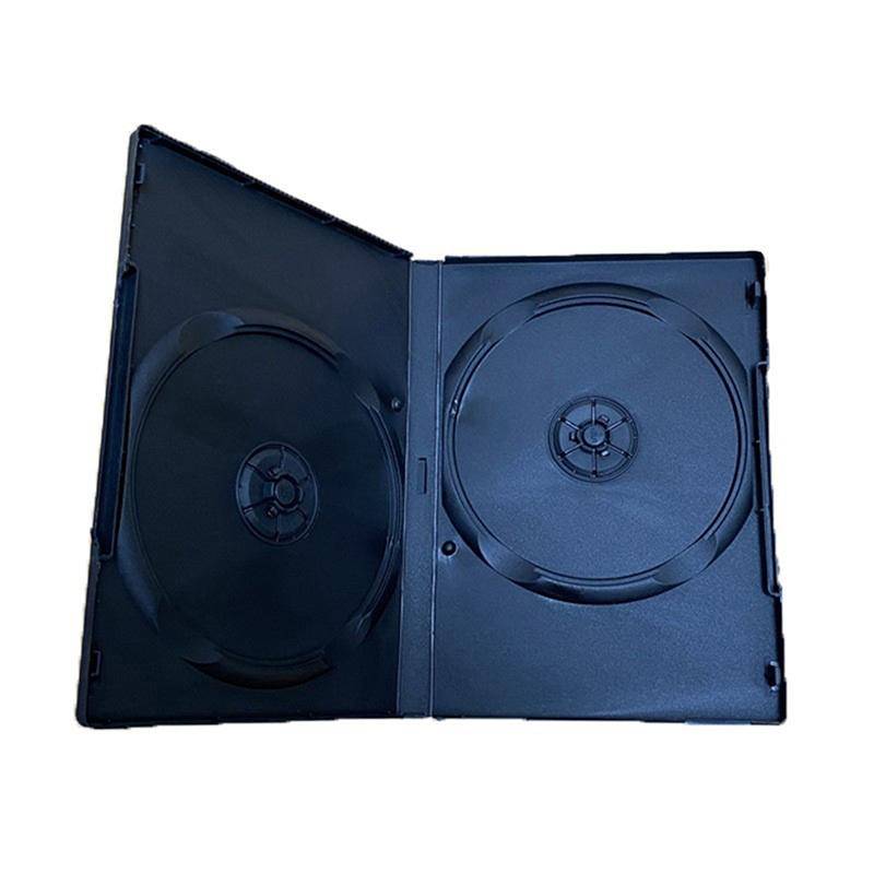 Högkvalitativ DVD-fodral Tom CD-fodral PP-plast CD-fodral CD-fodral Kapacitet 1-2 skivor