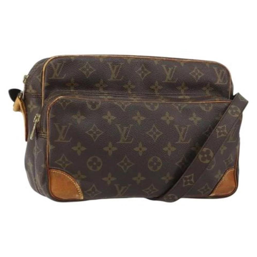 Louis Vuitton Vintage Pre-owned Canvas Cross Body Taske - Vintage - Dame - Brun - ONE SIZE -