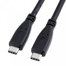Kabel USB C til C han understøtter op til 10GBit/s - Type C - C han, , 1,0m
