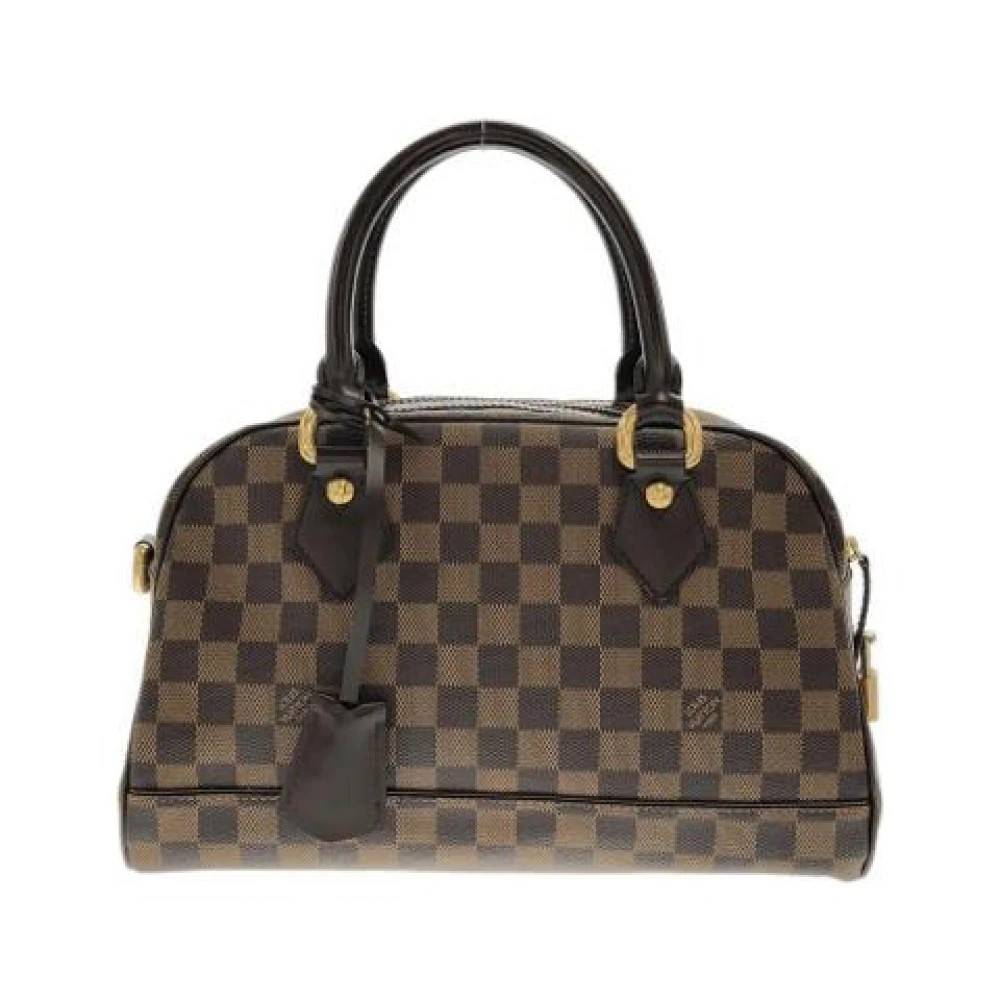 Louis Vuitton Vintage Pre-owned Vintage Coated Canvas Håndtaske - Vintage - Dame - Brun - ONE SIZE -