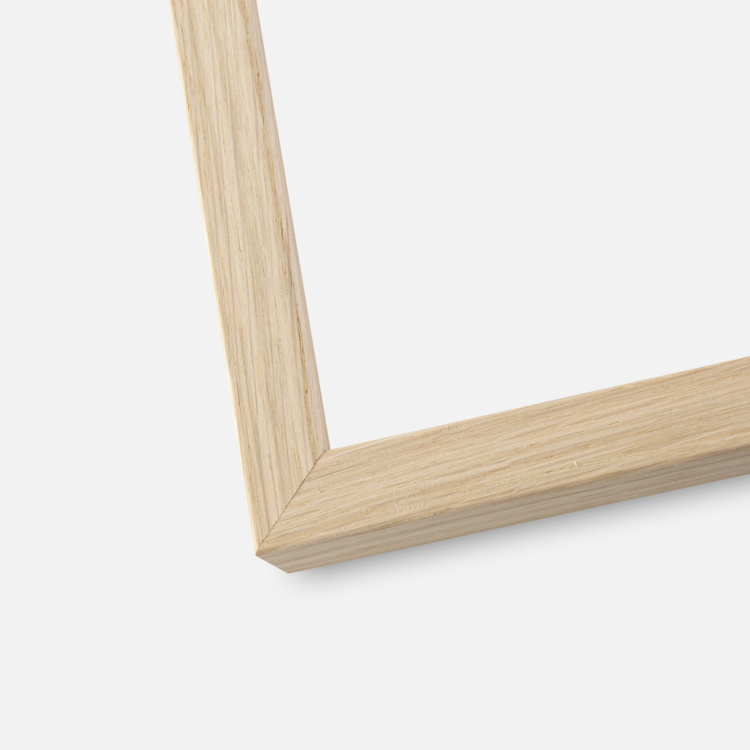 Ram Grimsåker Ek 40x100 cm - Passepartout Vit 30x90 cm